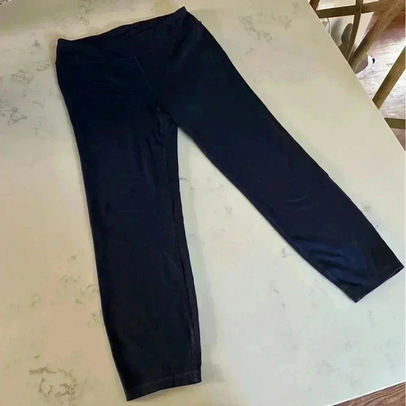 J.Crew High-Rise 7/8 Leggings in Signature Flex Navy Blue Size Large- B32 - Picture 4 of 12